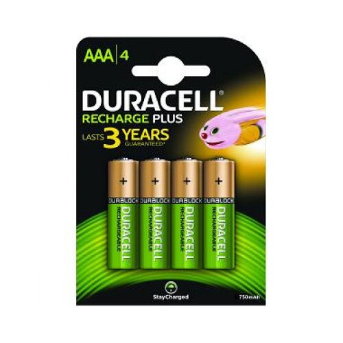 Set Duracell 4 Acumulatori AAA 750 mAh