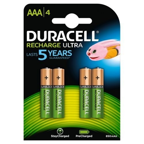 Set Duracell 4 Acumulatori AAA 850 mAh