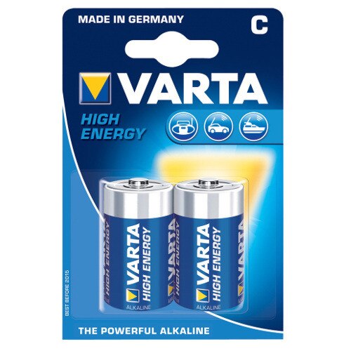Set VARTA 2 Baterii C High Energy