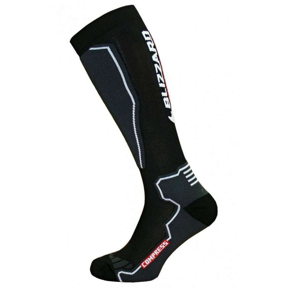 Sosete Blizzard COMPRESS 85 negru/gri 39-42