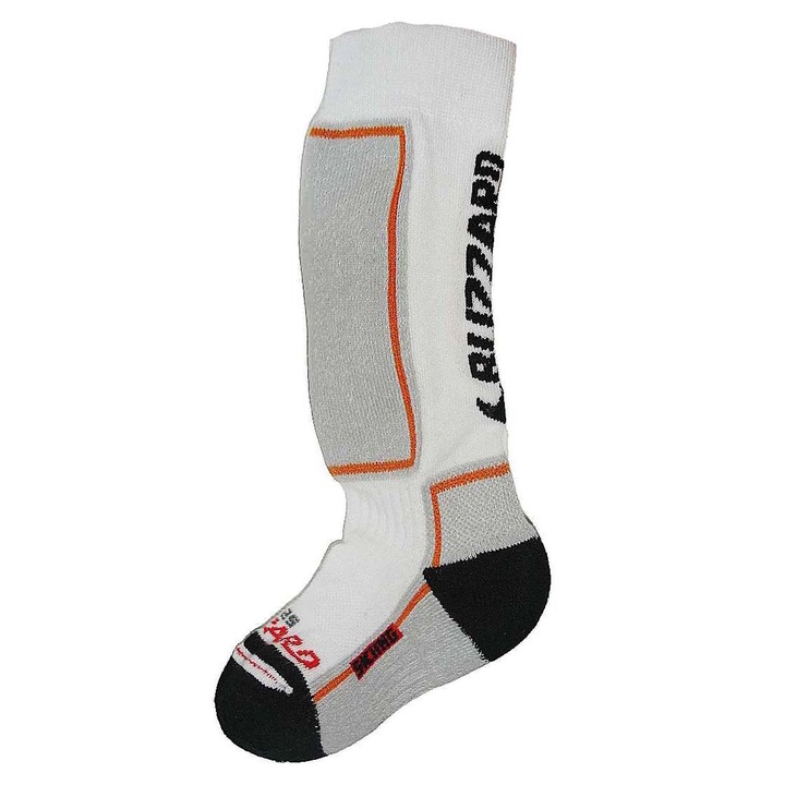 Чорапи Blizzard SKIING SKI SOCKS JUNIOR, Бял, Бял