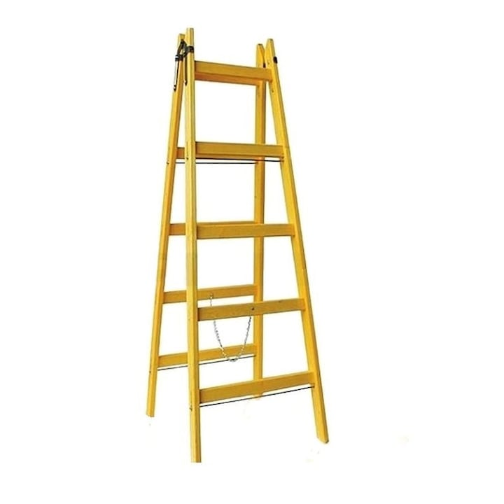 Létra fa 5 fokos festő