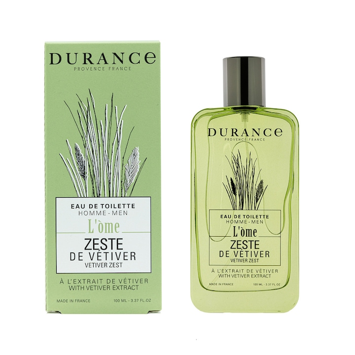 Durance, Eau de toilette, EDT 100 ml Vetiver / L'Ome Zeste de Vétiver