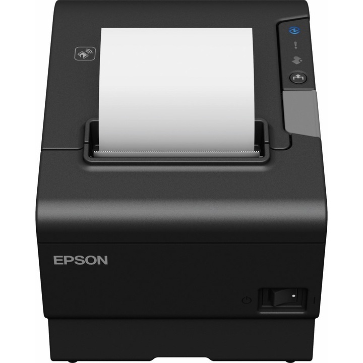 Imprimanta termica Epson TM-T88VI, Ethernet, cutter, neagra