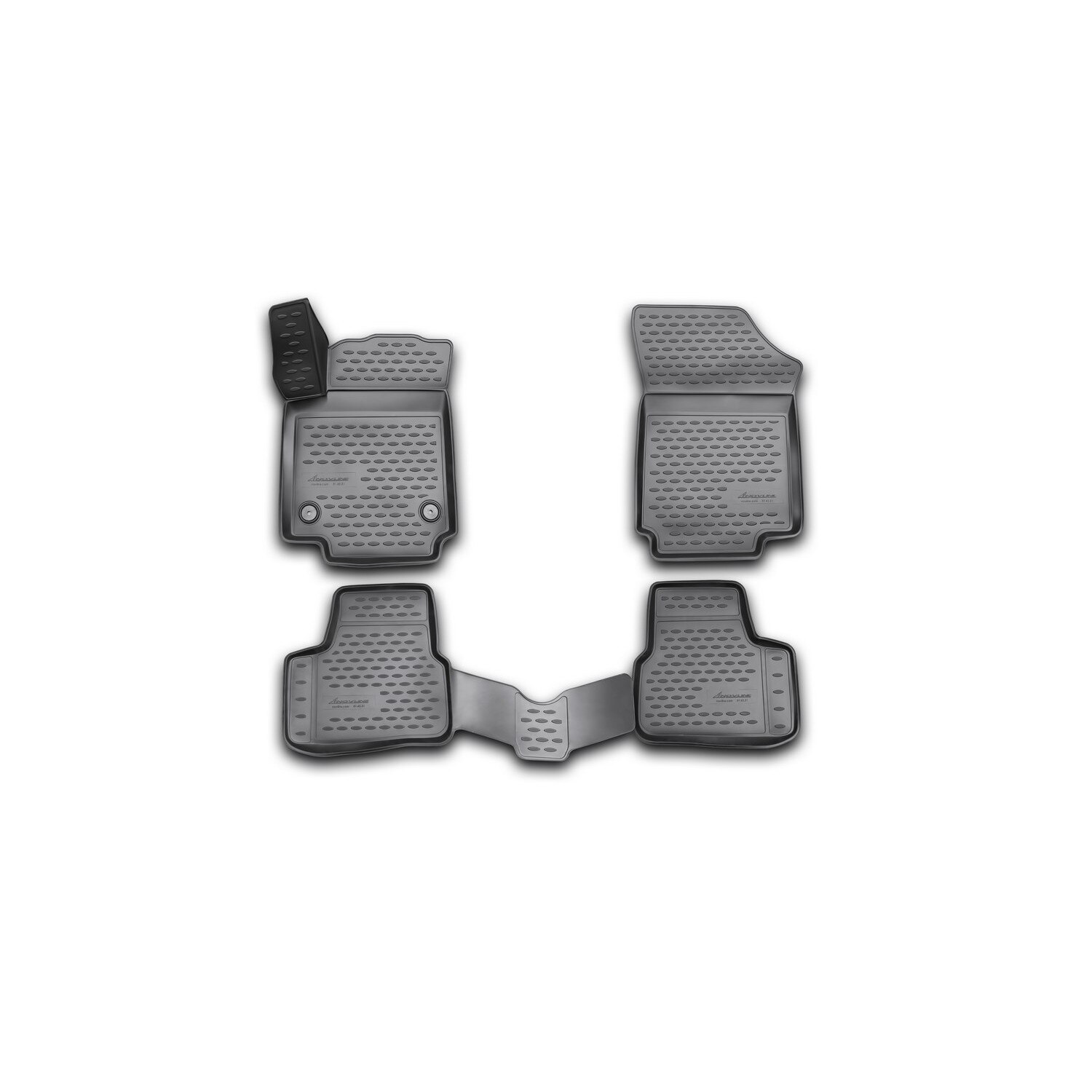 Set covorase auto Novline 3D floor mats VW Up, 2011- , 4 buc.