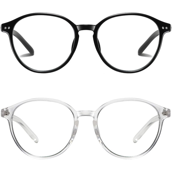 Комплект защитни очила ZAFIT, за компютър, анти-синя светлина, антирефлексни, унисекс, черен