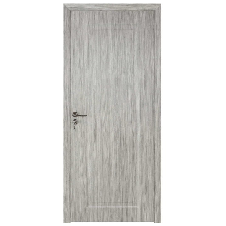 Дървена интериорна врата, BestImp B01-88-N, лява/дясна, сива, 203 х 88 см