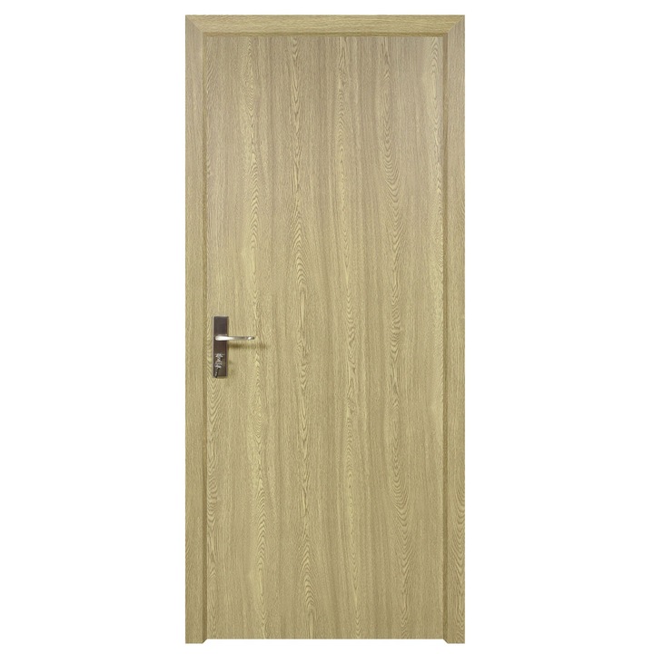 Интериорна дървена врата, SuperDoor F10-88-P, лява/дясна, сива, 203 х 88 см