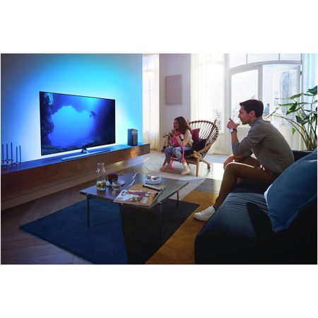 Televizor Philips OLED 55OLED807/12, 139 cm, Smart Android, 4K Ultra HD 100Hz, Clasa G