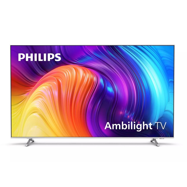 Televizor Philips Ambilight The One LED 75PUS8807, 189 cm, Smart Android, 4K Ultra HD, 100Hz, Clasa G