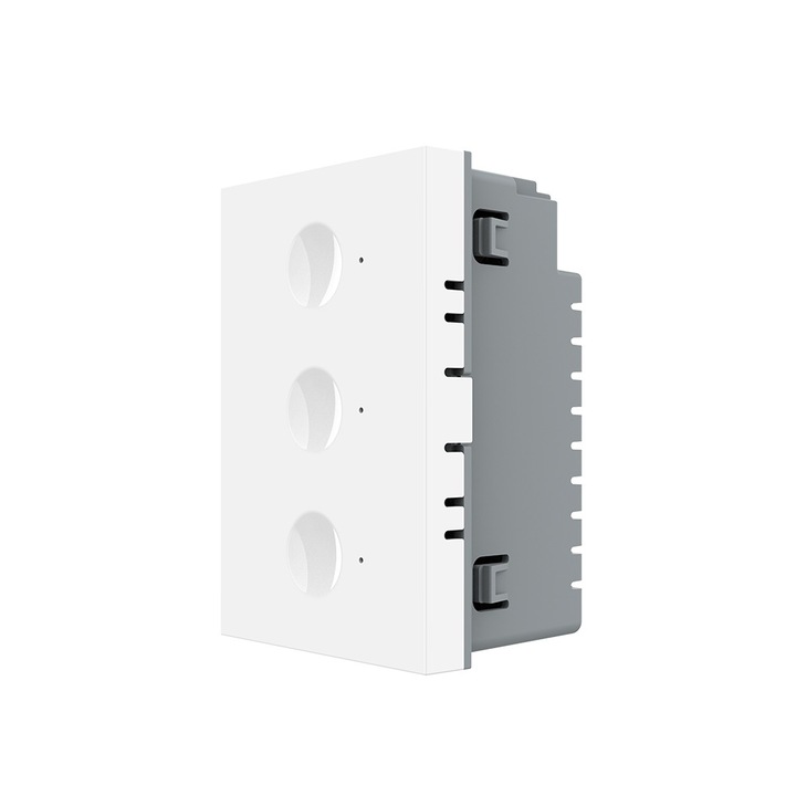 Modul intrerupator triplu cu touch Livolos, protocol ZigBee, standard Italian, Serie noua, Alb, C9-VL-FC3Z-3WP