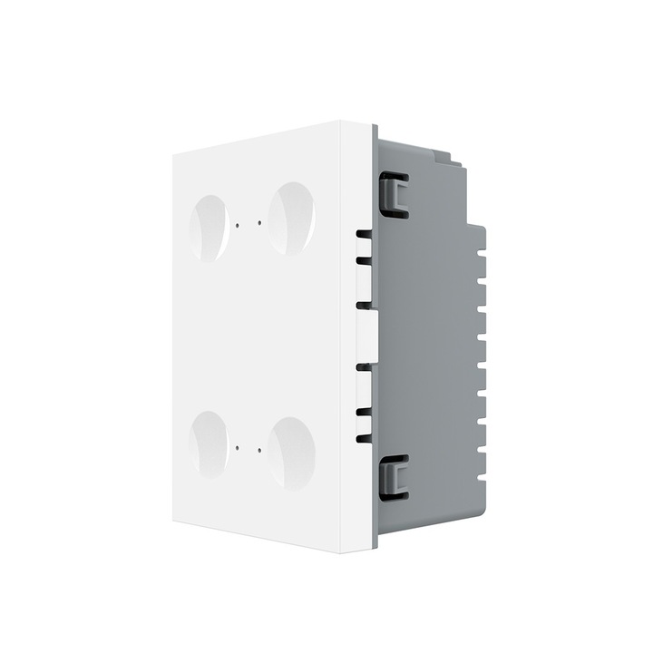 Modul intrerupator cvadruplu cu touch Livolo, protocol ZigBee, standard Italian, Serie noua, Alb, C9-VL-FC4Z-3WP