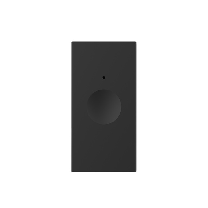 Modul intrerupator simplu cap scara / cruce cu touch Livolo 1M standard Italian, Serie noua, Negru, C9-VL-FC1S-1BP