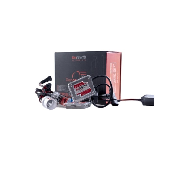 Комплект 2 крушки за фар, Einparts, Тип ксенон, 9-16 V, 35 W, Бял