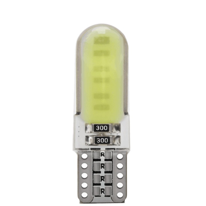 Techstar® T10 automatikus LED izzó, w5w, hideg fehér, 6000K, 12V, 150 lm