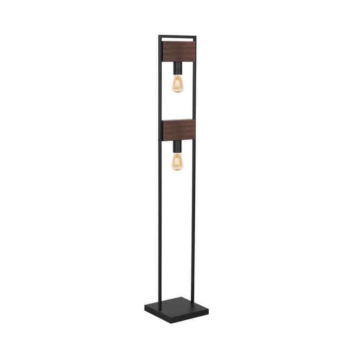 Лампа Unique Hard pt2 черен, кафяв