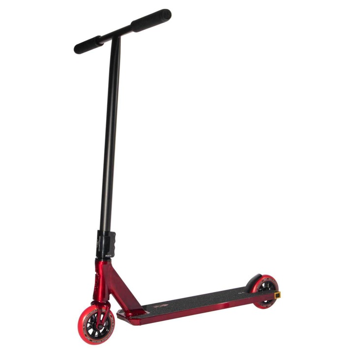 North Tomahawk Pro kaszkadőr roller, alumínium, 4.66kg, fekete/piros