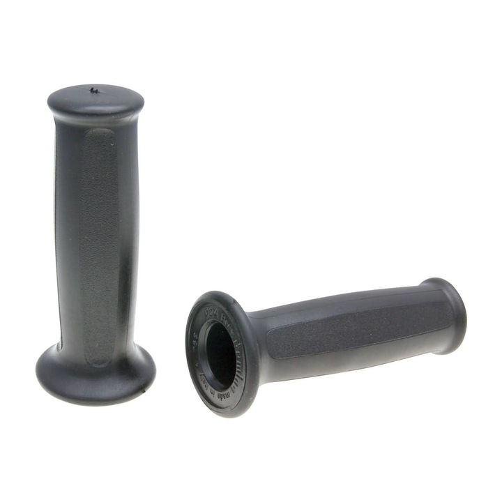 Set de manere pentru ghidon, Domino, Cauciuc, 120 mm, Negru