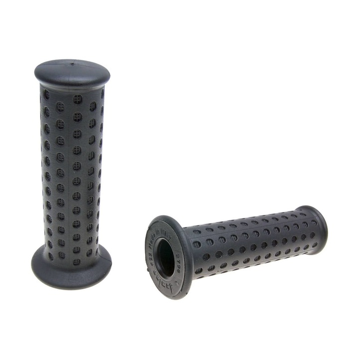 Domino 3031 Piaggio stílusú fekete 118mm gumi kormánymarkolat szett Domino 40112