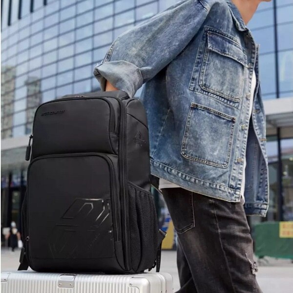 Rucsac laptop City Arctic Hunter, impermeabil, 15.6", negru, model AHB461