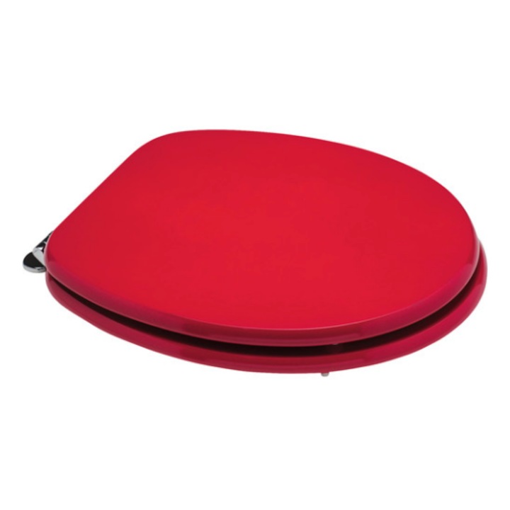 Capac toaleta din MDF de culoare Rosu 43x36cm