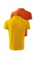Set 2 tricouri polo pentru barbati, Malfini, Pique Polo, Galben/Portocaliu, 2XL