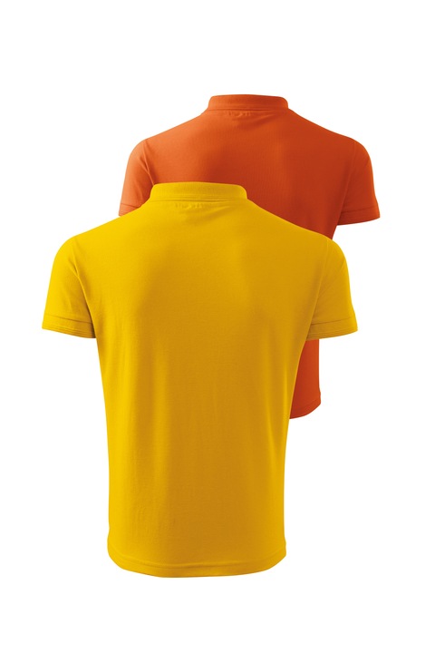 Set 2 tricouri polo pentru barbati, Malfini, Pique Polo, Galben/Portocaliu, 2XL