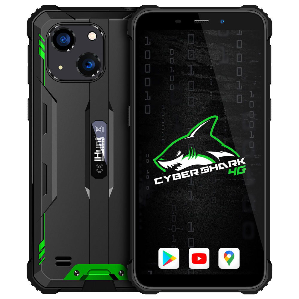 Colonial Implement replica Telefon mobil iHunt Cyber Shark 4G, Dual SIM, 32GB, 4GB RAM, Green - eMAG.ro