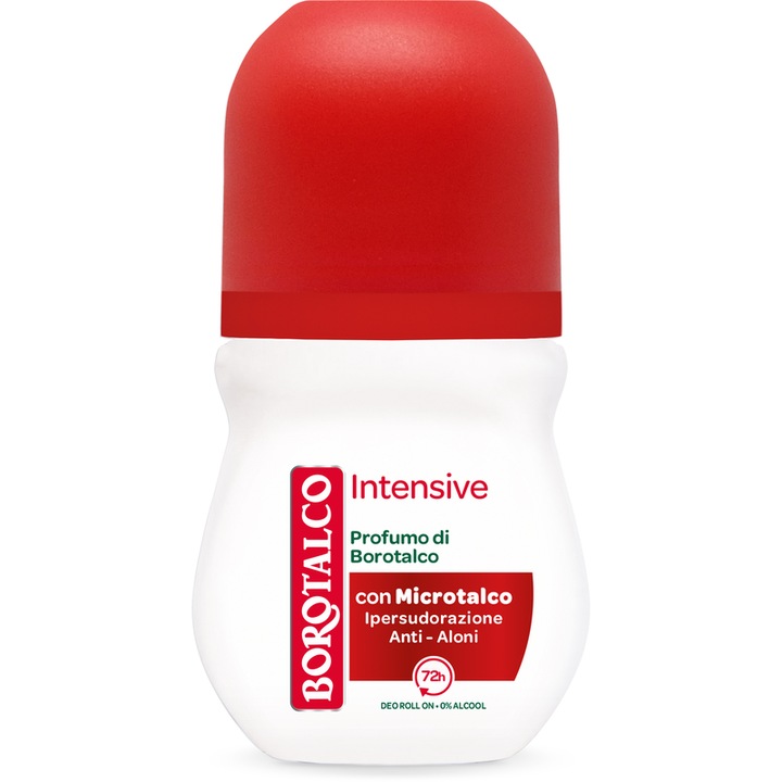 Deodorant Roll On Borotalco Intensive Rosso 50ml