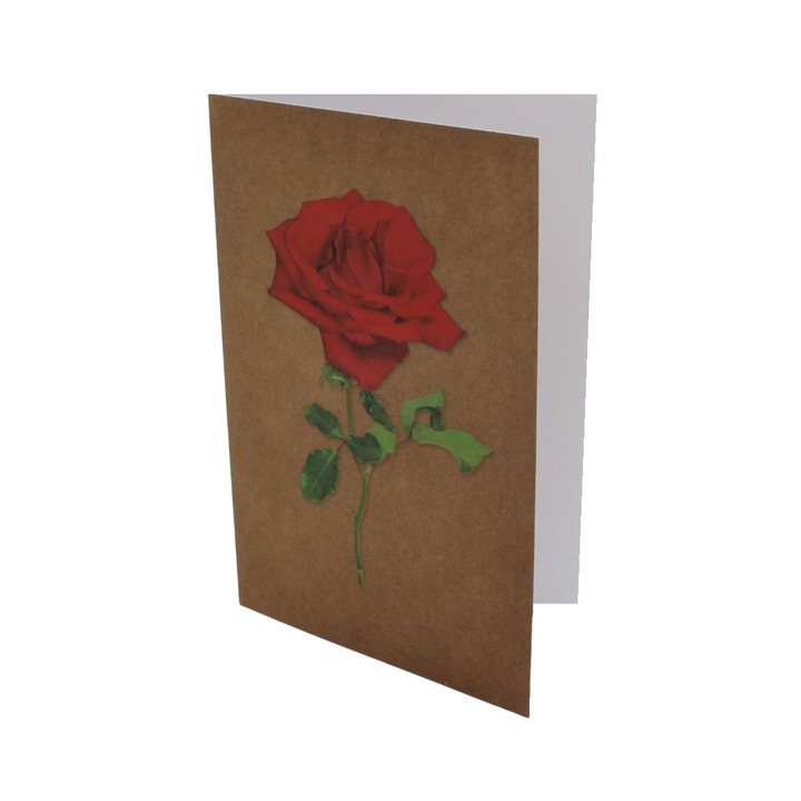 Поздравителна картичка Top Trend Craft Rose, 18 x 12 см