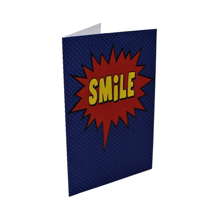 Поздравителна картичка Top Trend Carton Smile, 18 x 12 см