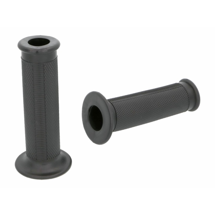 Fekete kormány gumimarkolat szett (index rögzítőlyuk nélkül) - Simson SR4-1 Spatz 101 Octane 40994