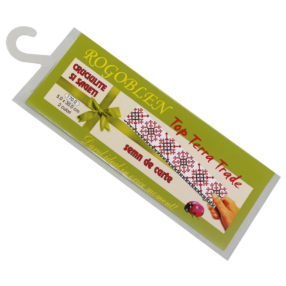 Cruciulite si sageti - Goblen semn de carte - set pentru lucru