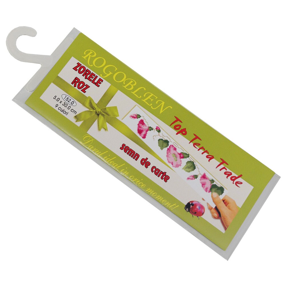 Zorele roz - Goblen semn de carte - set pentru lucru