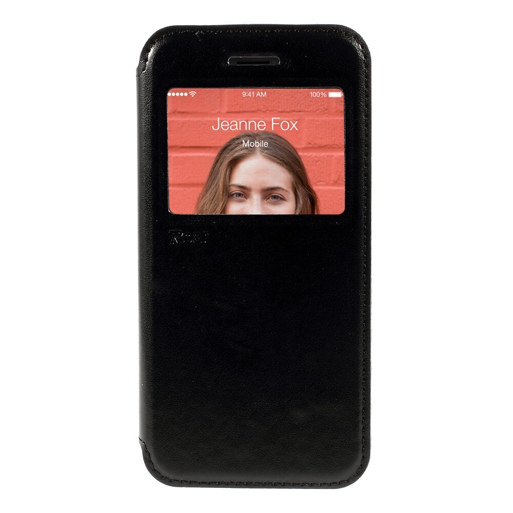 Husa Book View Roar Noble cu inchidere magnetica pentru iPhone 6 / 6S, Negru