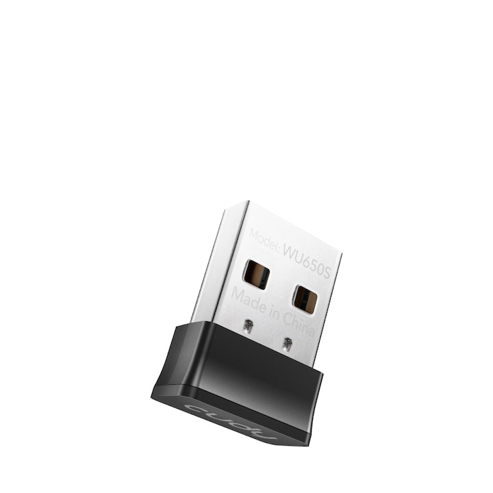 Adapter Wireless Nano Cudy WU650S, USB 2.0, 2.4/5 Ghz, Antena incorporata 2dBi