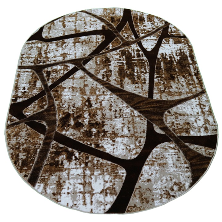 Covor Victoria 125x200 cm oval -0792 maro