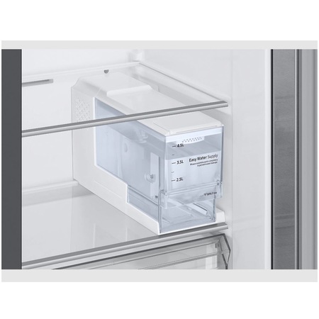 Side by side RS68A854CSL/EF, 634 l, Full No Frost, Clasa C, Twin Cooling Plus, Conversie Smart 5 in 1, Metal Cooling, Precise cooling, Compresor Digital Inverter, Dozator apa si gheata fara racordare, Inox