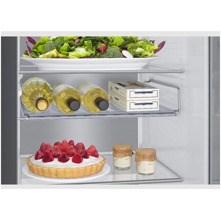 Side by side RS68A854CSL/EF, 634 l, Full No Frost, Clasa C, Twin Cooling Plus, Conversie Smart 5 in 1, Metal Cooling, Precise cooling, Compresor Digital Inverter, Dozator apa si gheata fara racordare, Inox