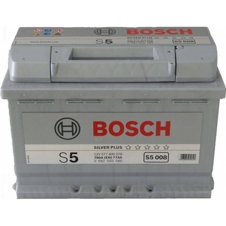 Bosch S5 autó akkumulátor, 77Ah