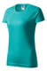 Set 2 tricouri de dama, Malfini, Bassic New, mix 13, Verde smarald/Verde sticla