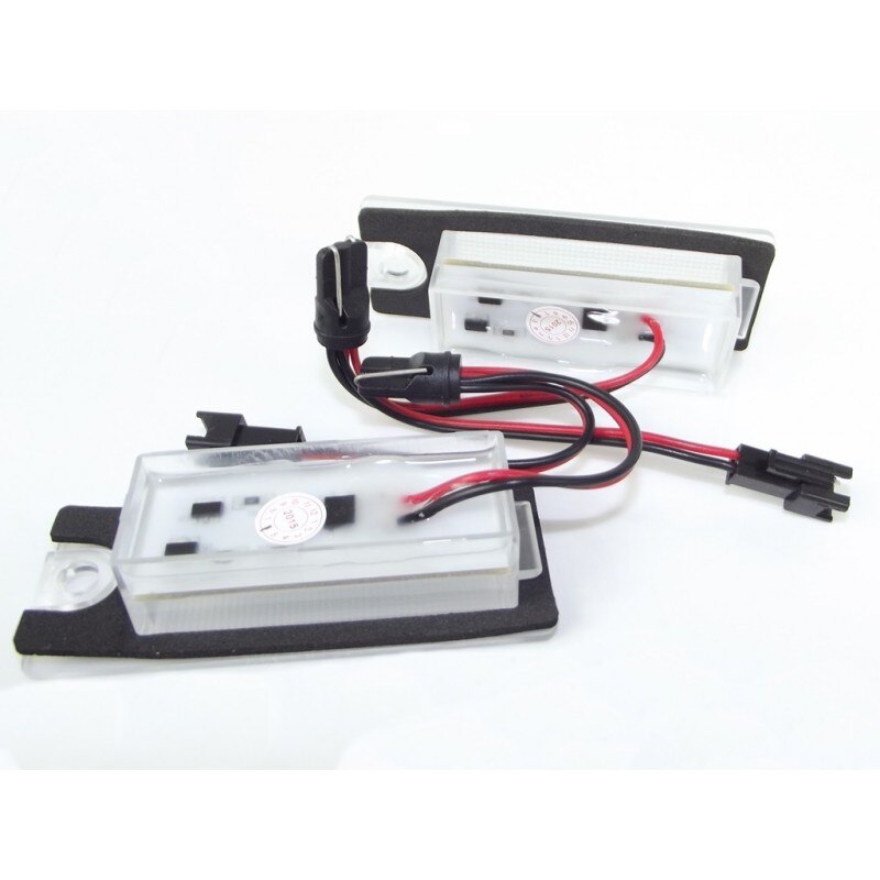 Set 2 X Lampa LED Numar Inmatriculare Einparts CANBUS Compatibil Cu Volvo Negru Transparent