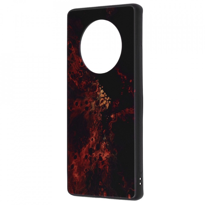 Калъф за Huawei Mate 40 Pro със закалено стъкло, Techsuit Glaze - Red Nebula
