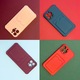 Калъф Card Armor Case Pouch, за iPhone 13 Pro, със слот, за карта, червен