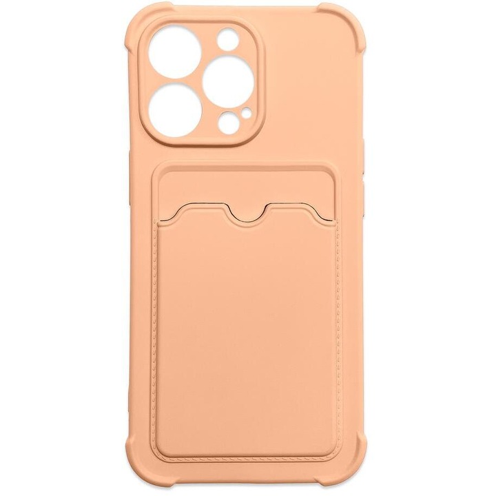 Калъф Card Armor Case Pouch, за iPhone XS Max, със слот, за карта, розов