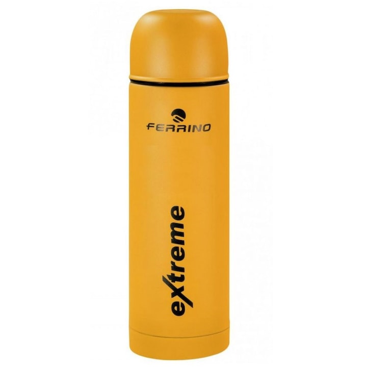 Термос Ferrino Extreme, Inox, 1л, оранжев/черен
