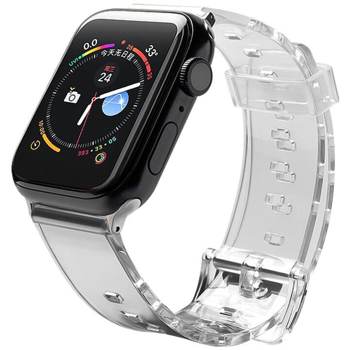 Каишка Strap Light за Apple Watch 6/5/4/3/2 (44 mm / 42 mm), черен