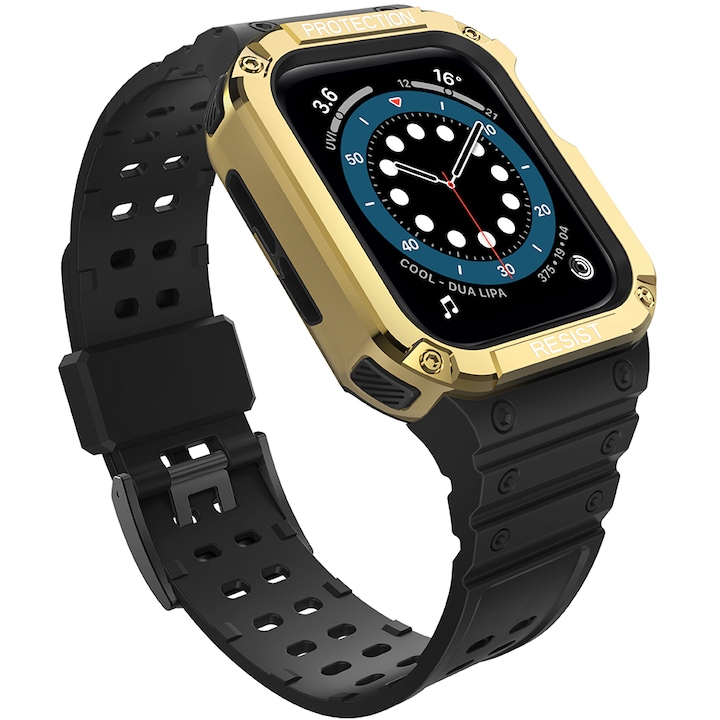 ΠΠ°ΠΈΡΠΊΠ° Protect Strap Band 5 Π·Π° Apple Watch 7 / SE (45/44 / 42 mm), Ρ ΠΊΠ°Π»ΡΡ, ΡΠ΅ΡΠ΅Π½