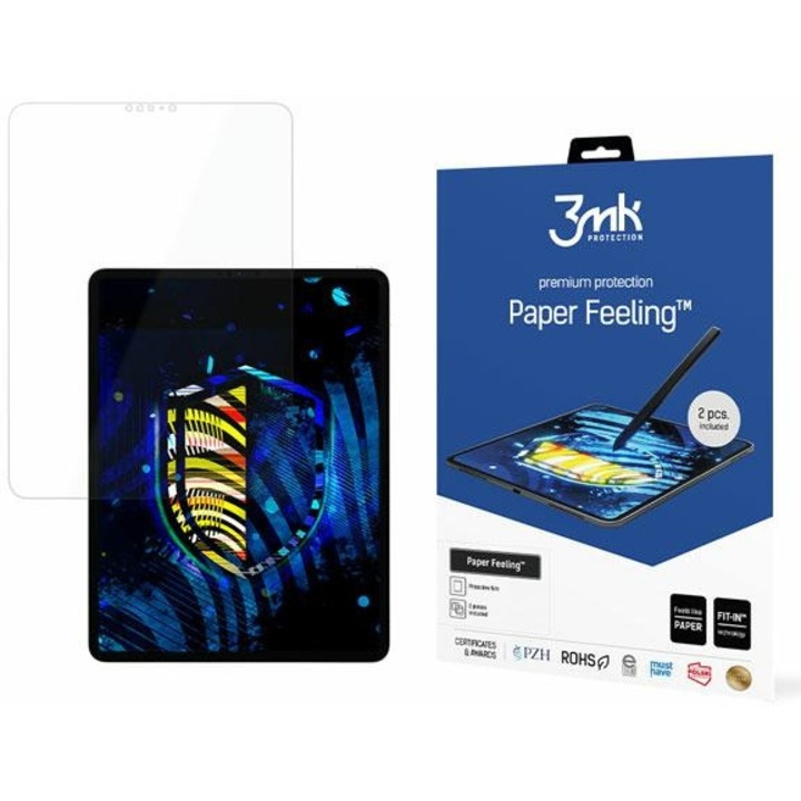 Протектор 3MK PaperFeeling за Apple iPad Pro 12.9 2021 5 Gen, 2 броя