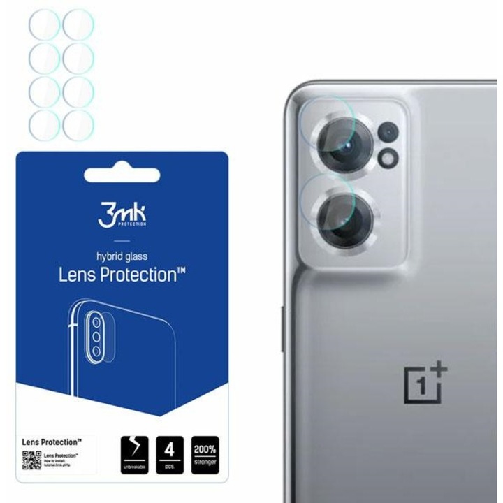 Протектор 3MK Lens Protect, за камера за OnePlus Nord CE 2 5G, 4 броя